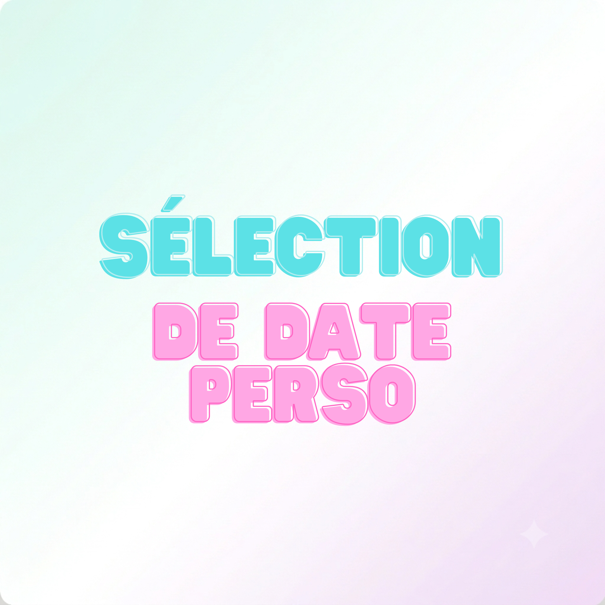 Ma sélection de date