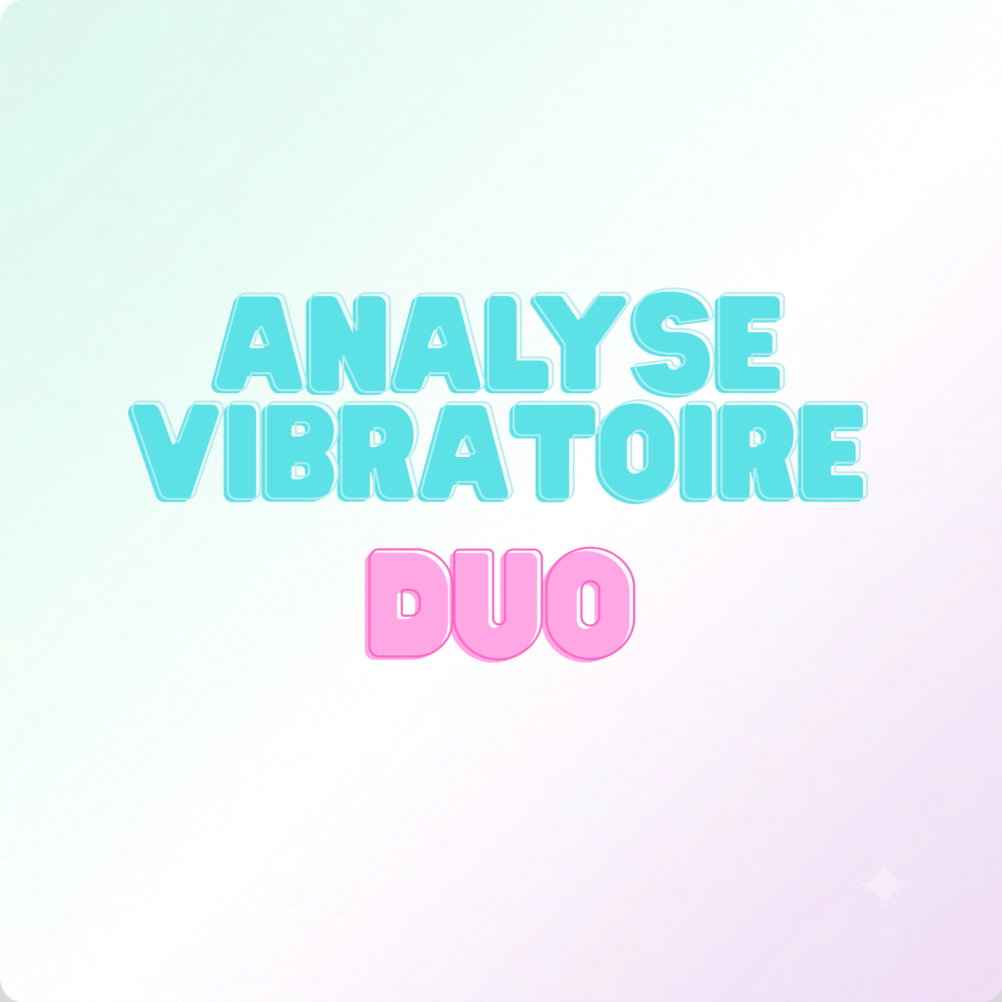 Analyse vibratoire duo