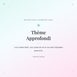 Thème complet sans analyse karmique